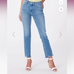 PAIGE CINDY HIGH STRAIGHT JEAN
